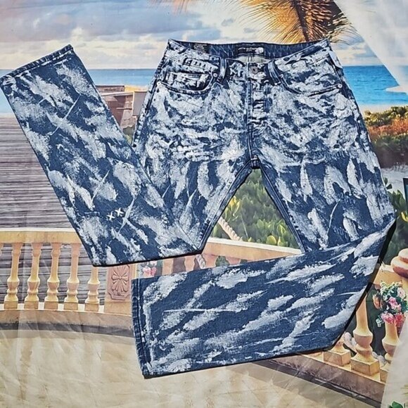 Cult of Individuality New York Rebel Straight Jeans Size 30x34 New - Picture 2 of 13